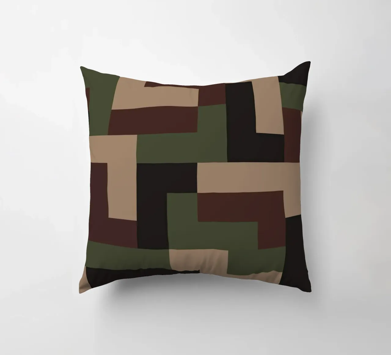Art design camouflage navy cuscino da galihstudio