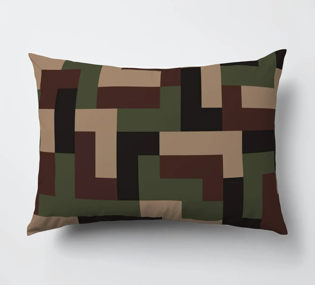 Art design camouflage navy cuscino da galihstudio