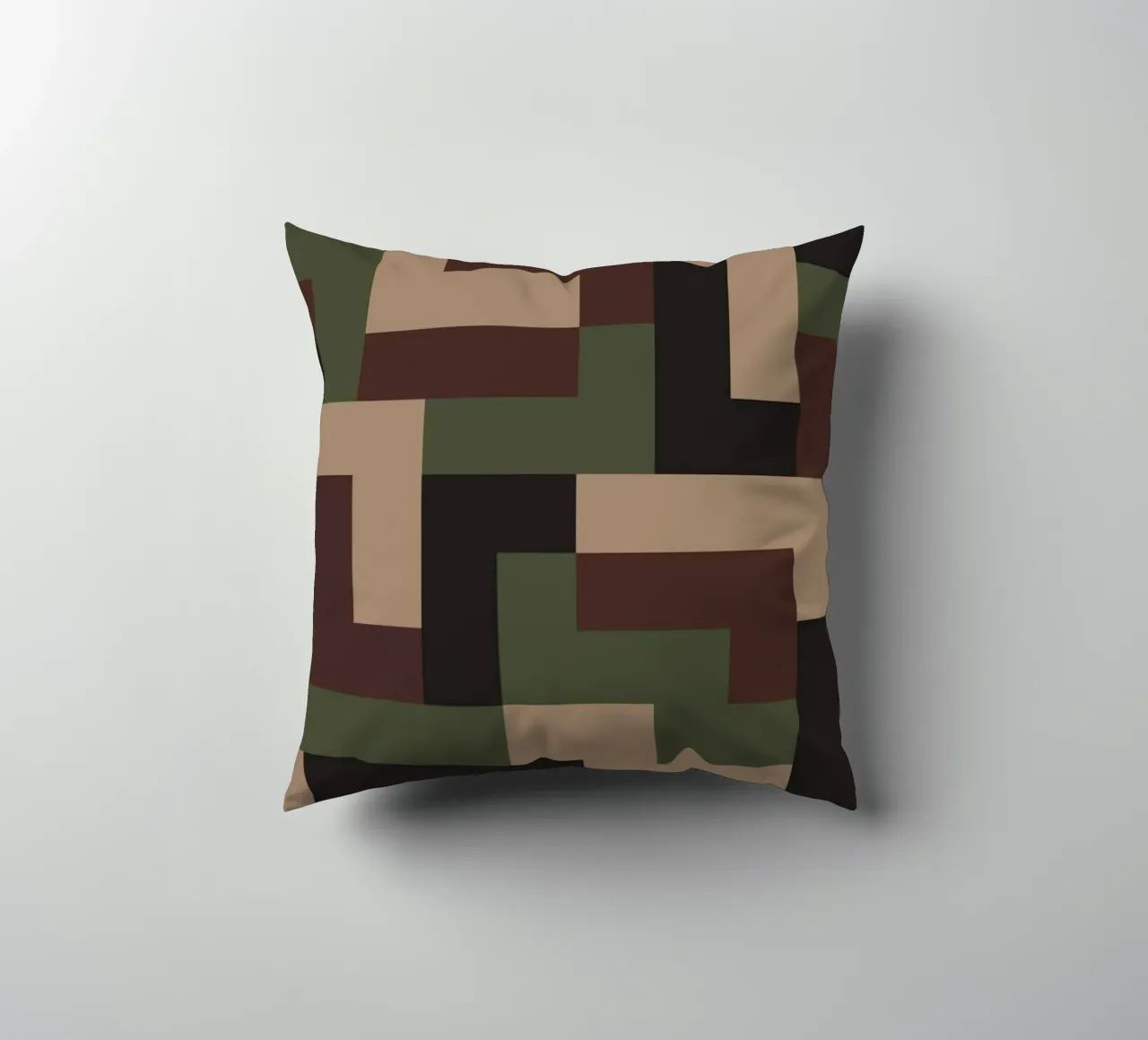 Art design camouflage navy cuscino da galihstudio