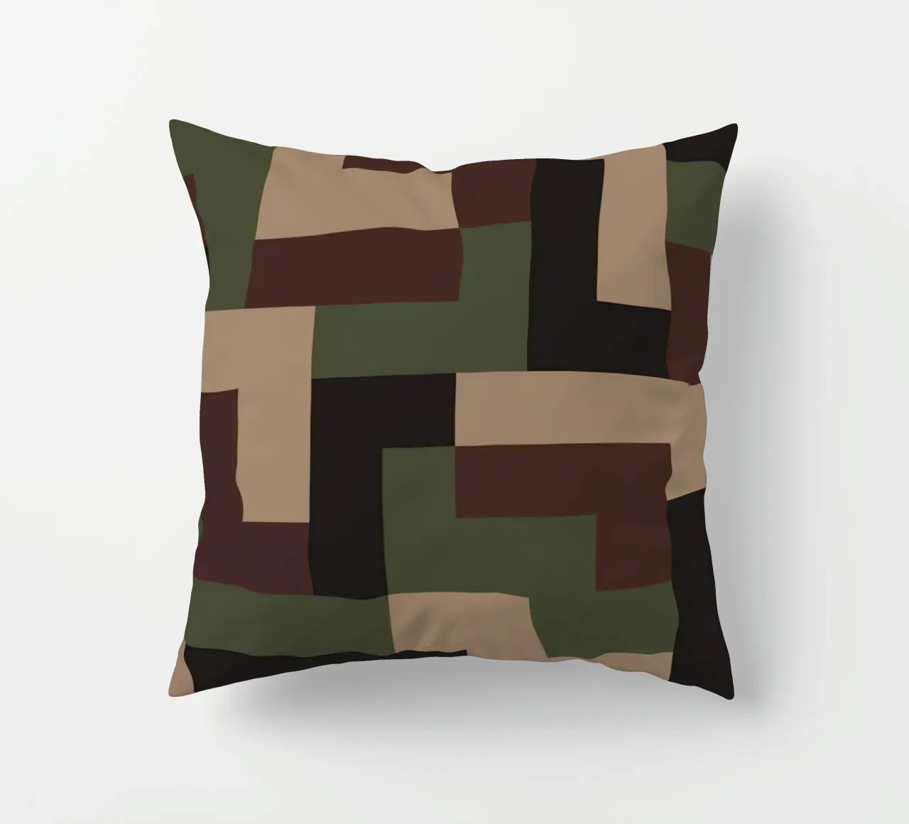 Art design camouflage navy cuscino da galihstudio