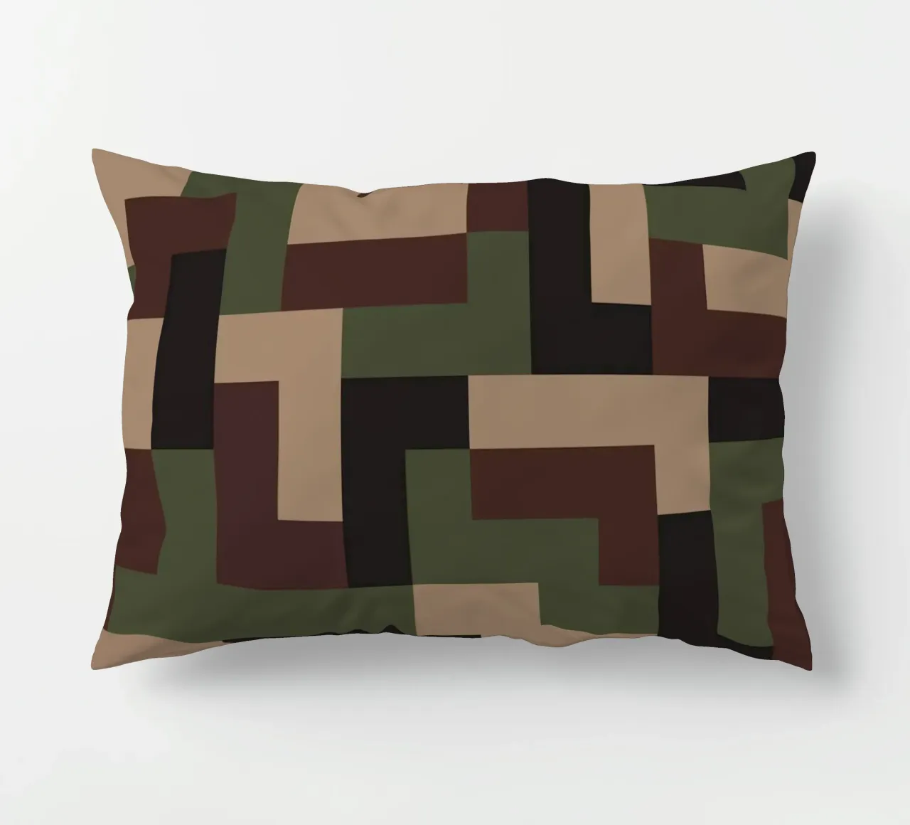 Art design camouflage navy cuscino da galihstudio