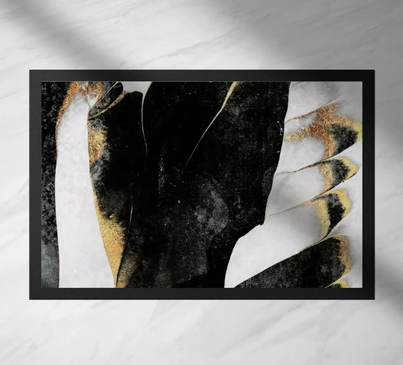 Black Fußmatte von Elisabeth Fredriksson