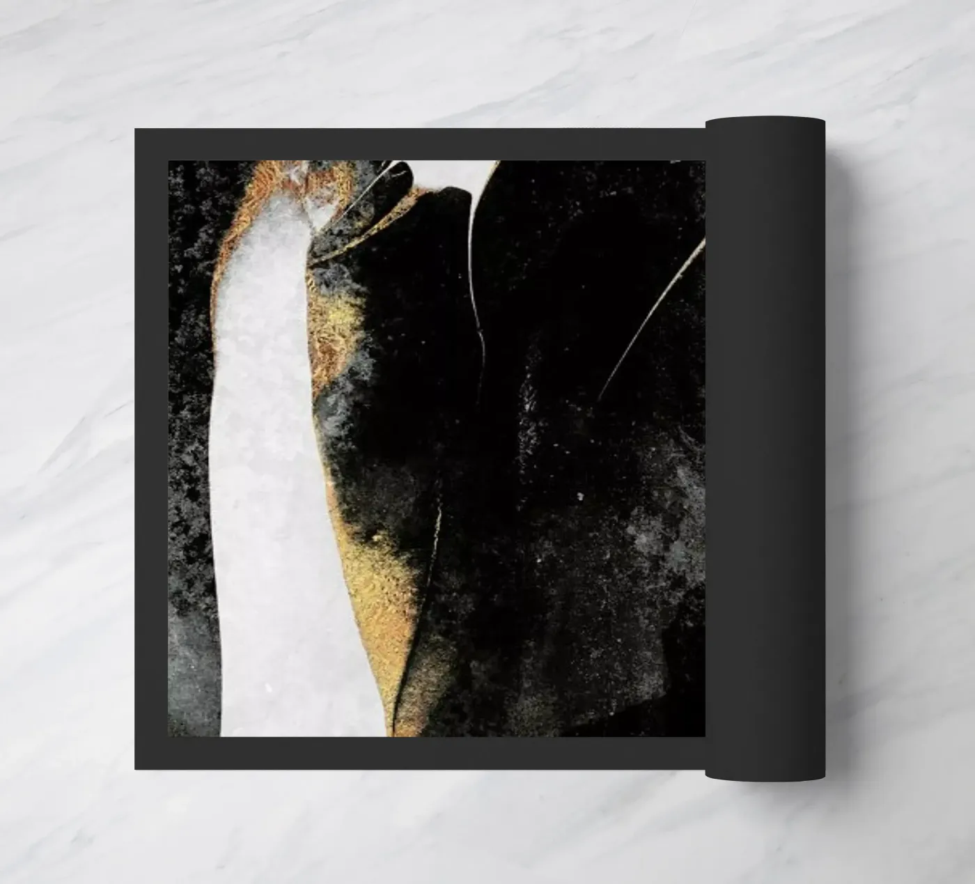 Black Fußmatte von Elisabeth Fredriksson