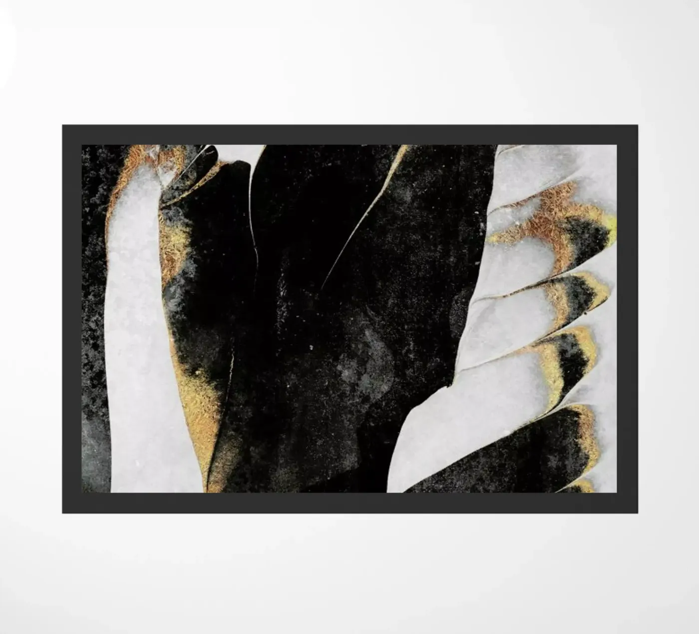 Black Fußmatte von Elisabeth Fredriksson