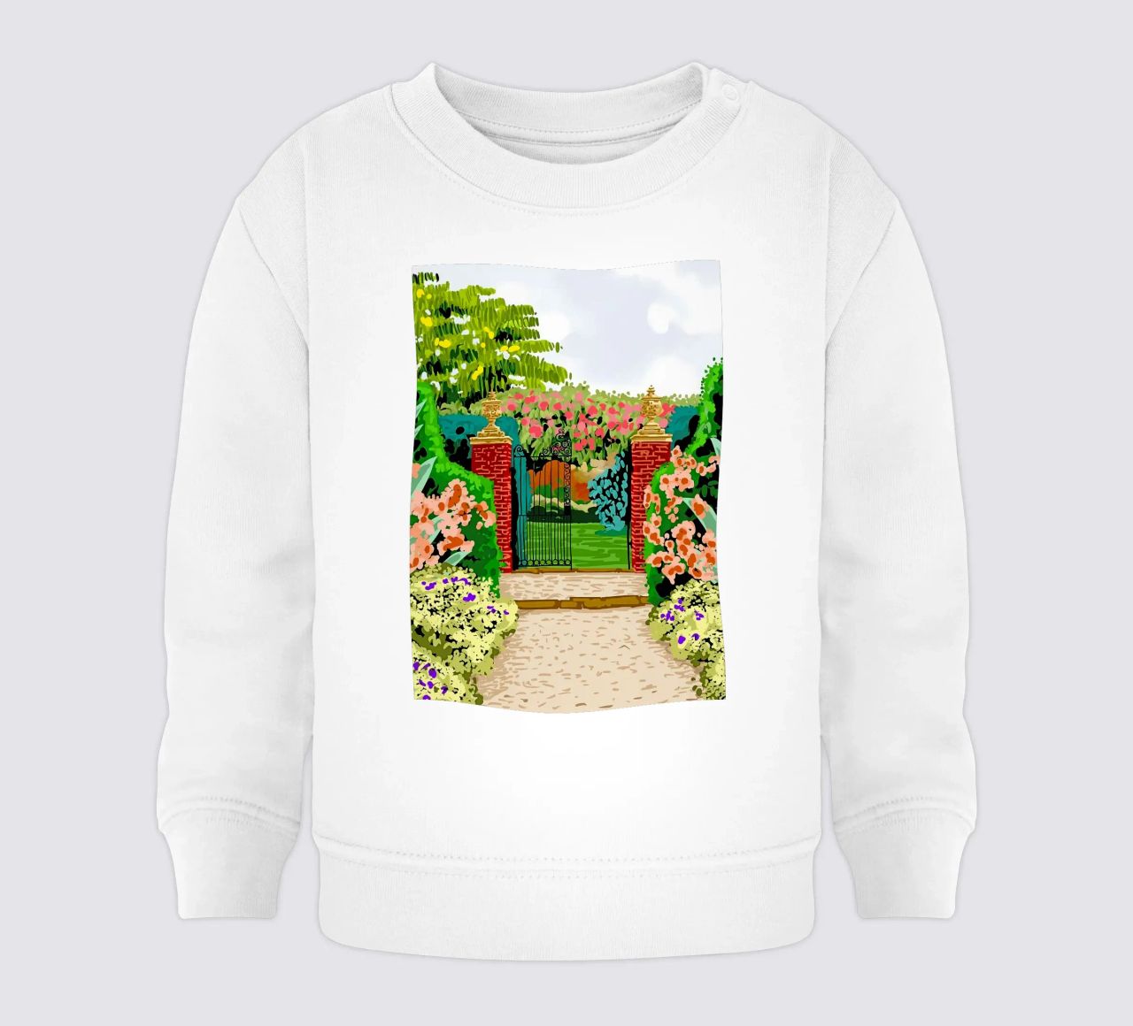 Eingeschlossener Garten Baby Sweatshirt von Desiyatnikov