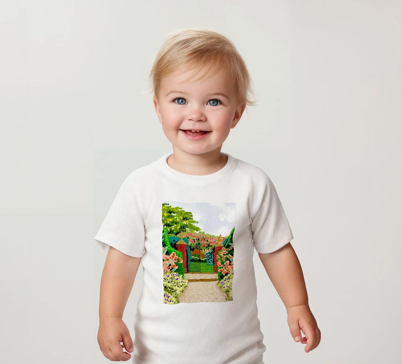 Eingeschlossener Garten Baby T-Shirt von Desiyatnikov