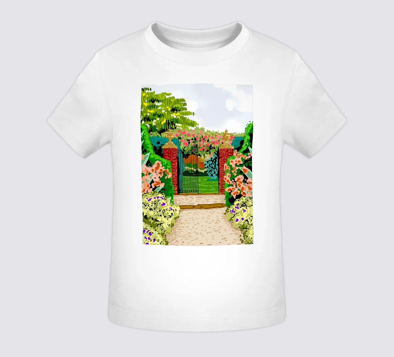 Eingeschlossener Garten Baby T-Shirt von Desiyatnikov