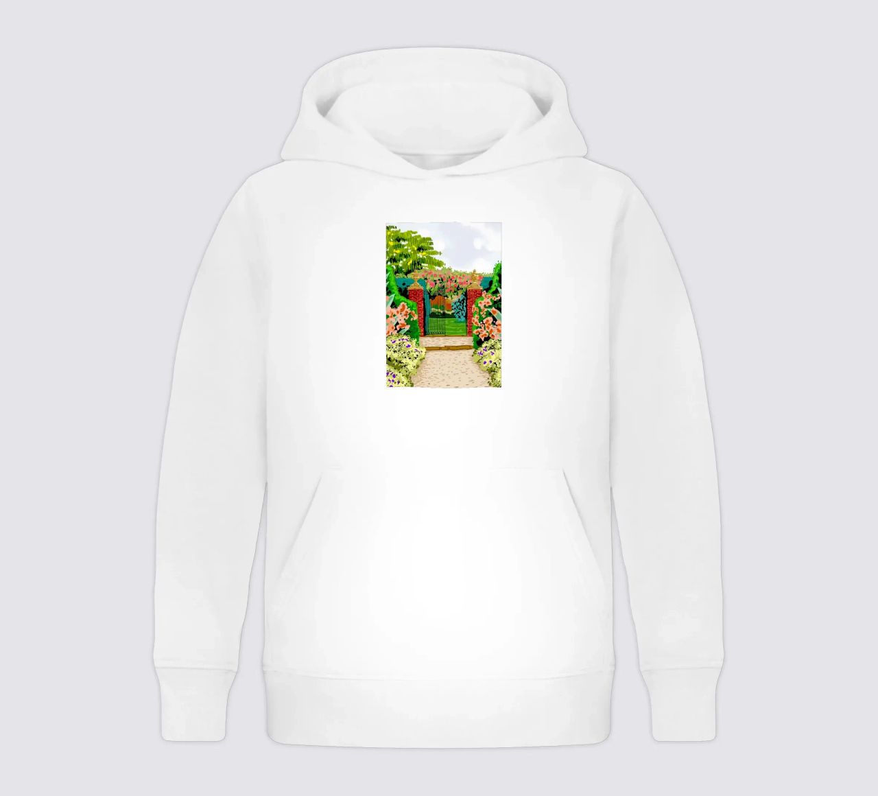 Eingeschlossener Garten Kinder Hoodie von Desiyatnikov
