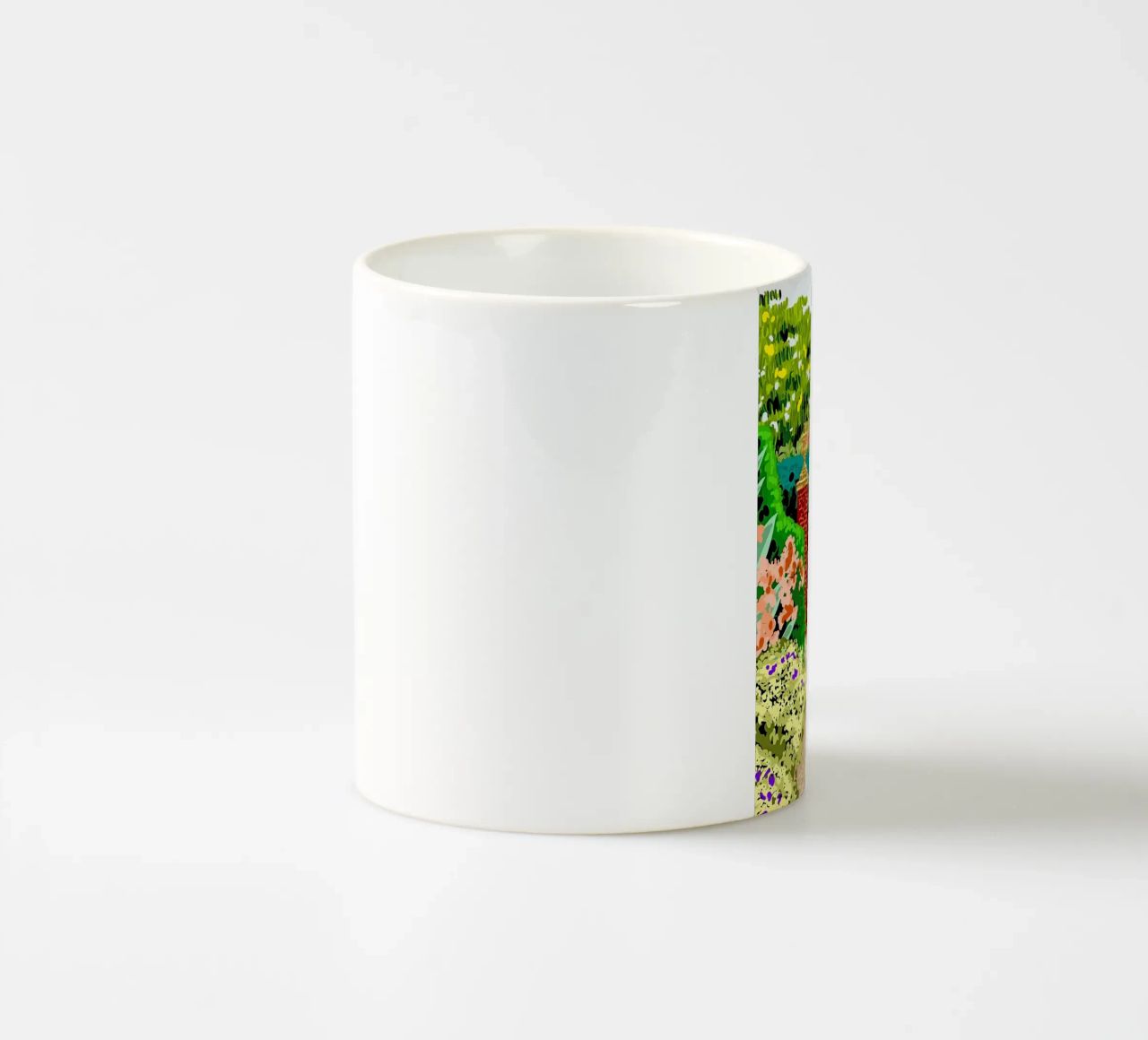 Eingeschlossener Garten Keramik Tasse von Desiyatnikov