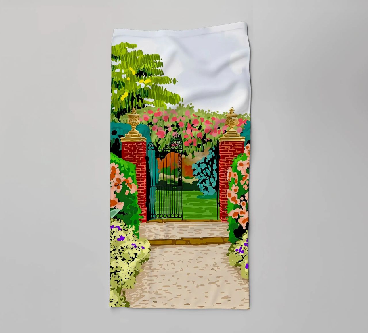 Eingeschlossener Garten Handtuch von Desiyatnikov