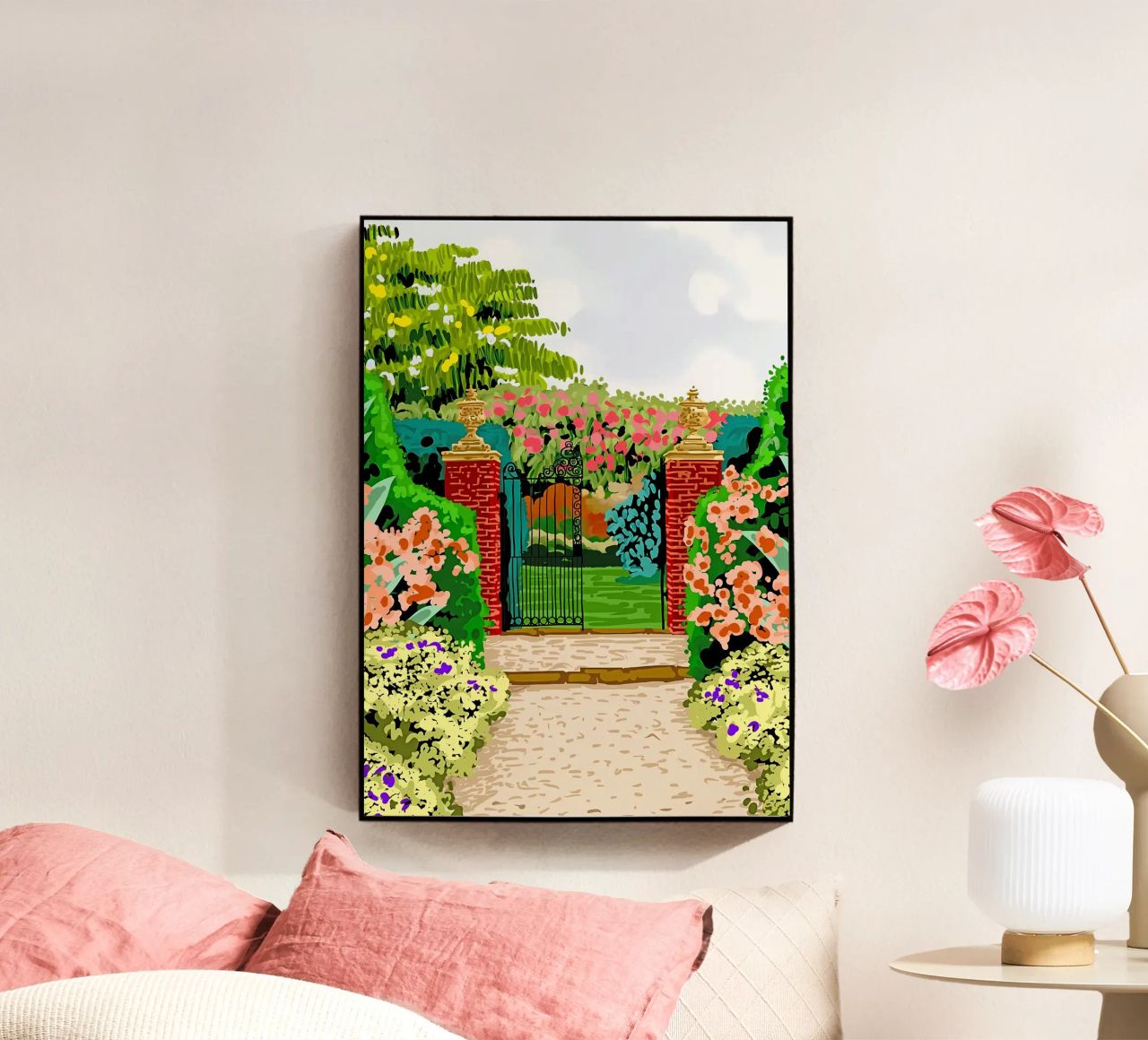 Eingeschlossener Garten Acryl-Glas von Desiyatnikov