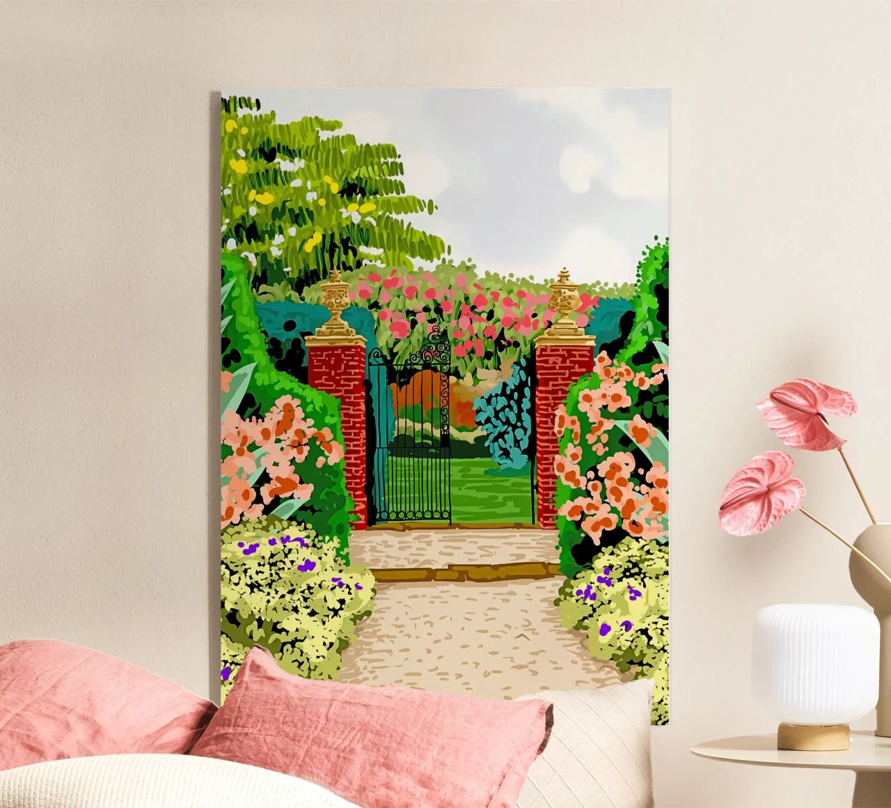 Eingeschlossener Garten Acryl-Glas von Desiyatnikov