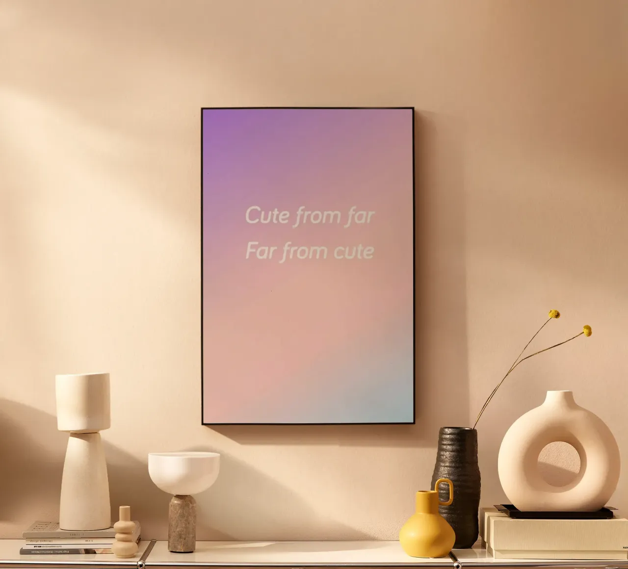 Cute From Far plexiglass da Oh Darling