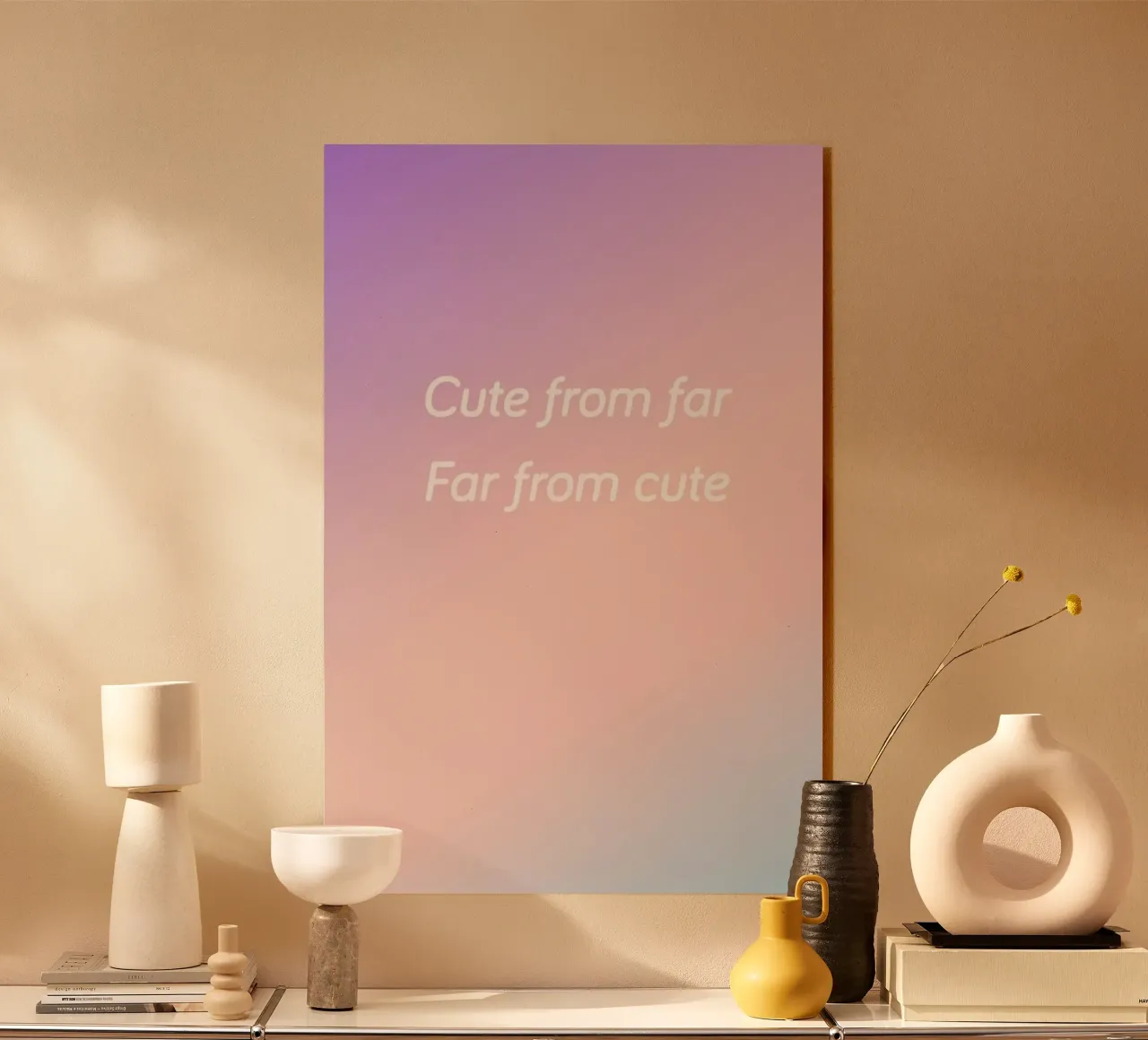 Cute From Far plexiglass da Oh Darling