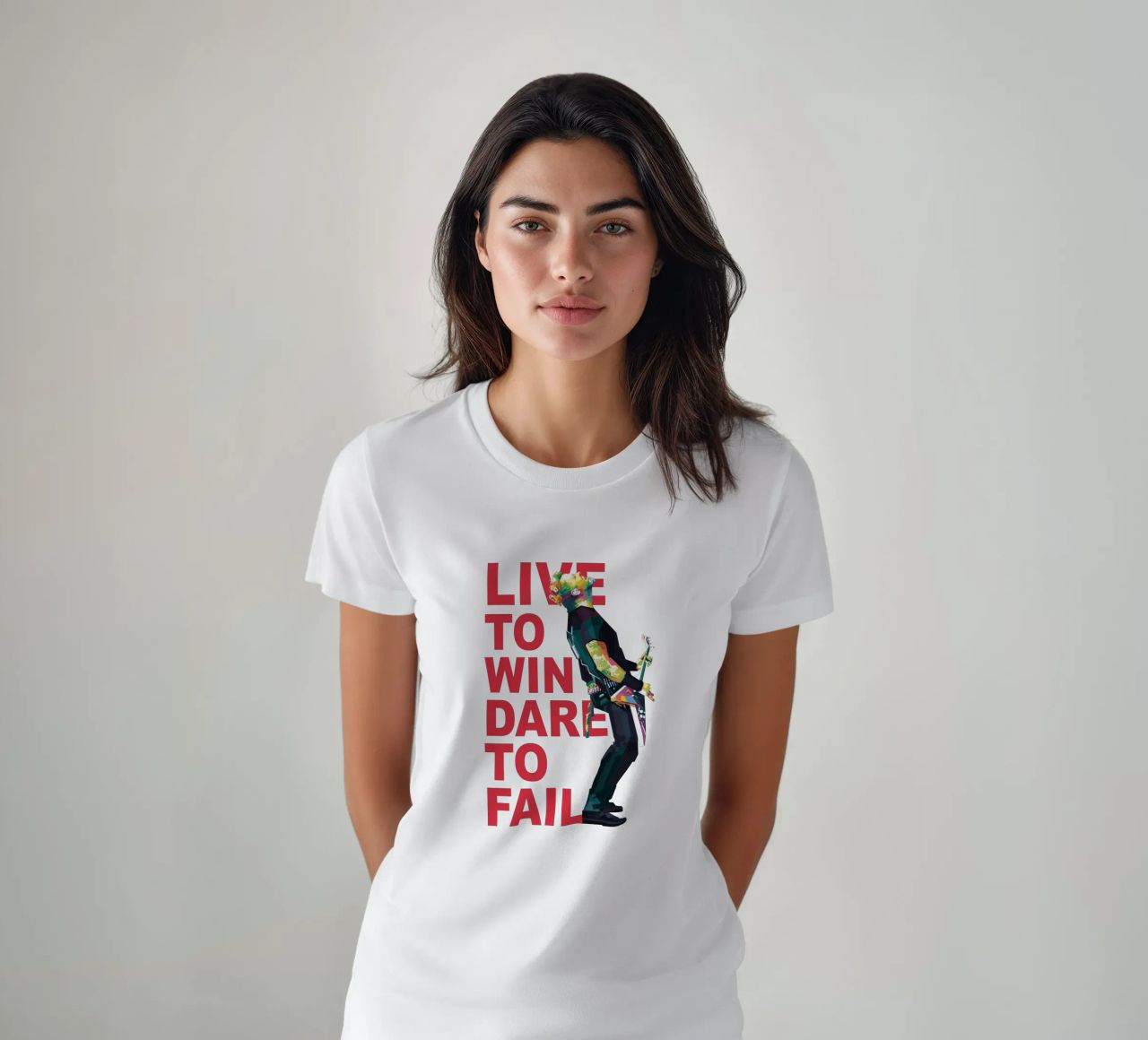 Vivere per vincere, osare per fallire. t-shirt da Alkahfsmart