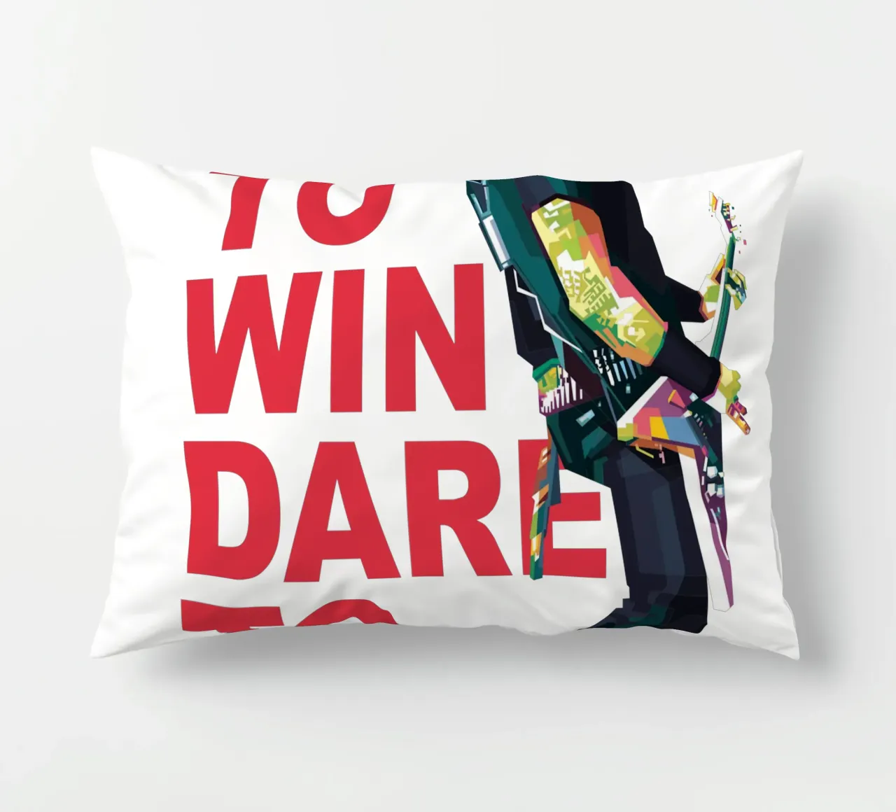 Vivere per vincere, osare per fallire. cuscino da Alkahfsmart