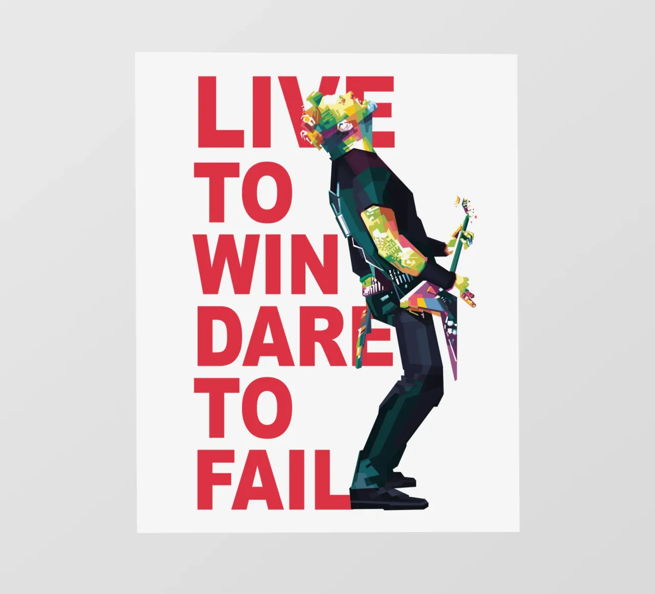 Vive para ganar, atrévete a fracasar. lonas publicitarias de Alkahfsmart