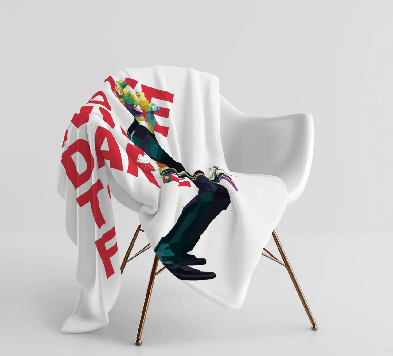 Vivere per vincere, osare per fallire. coperta in pile da Alkahfsmart