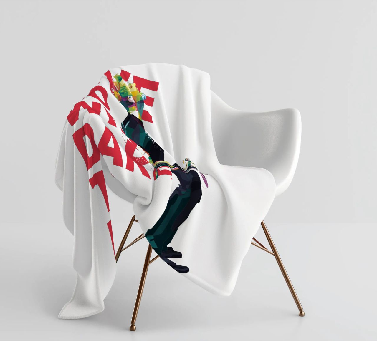 Vivere per vincere, osare per fallire. coperta in pile da Alkahfsmart