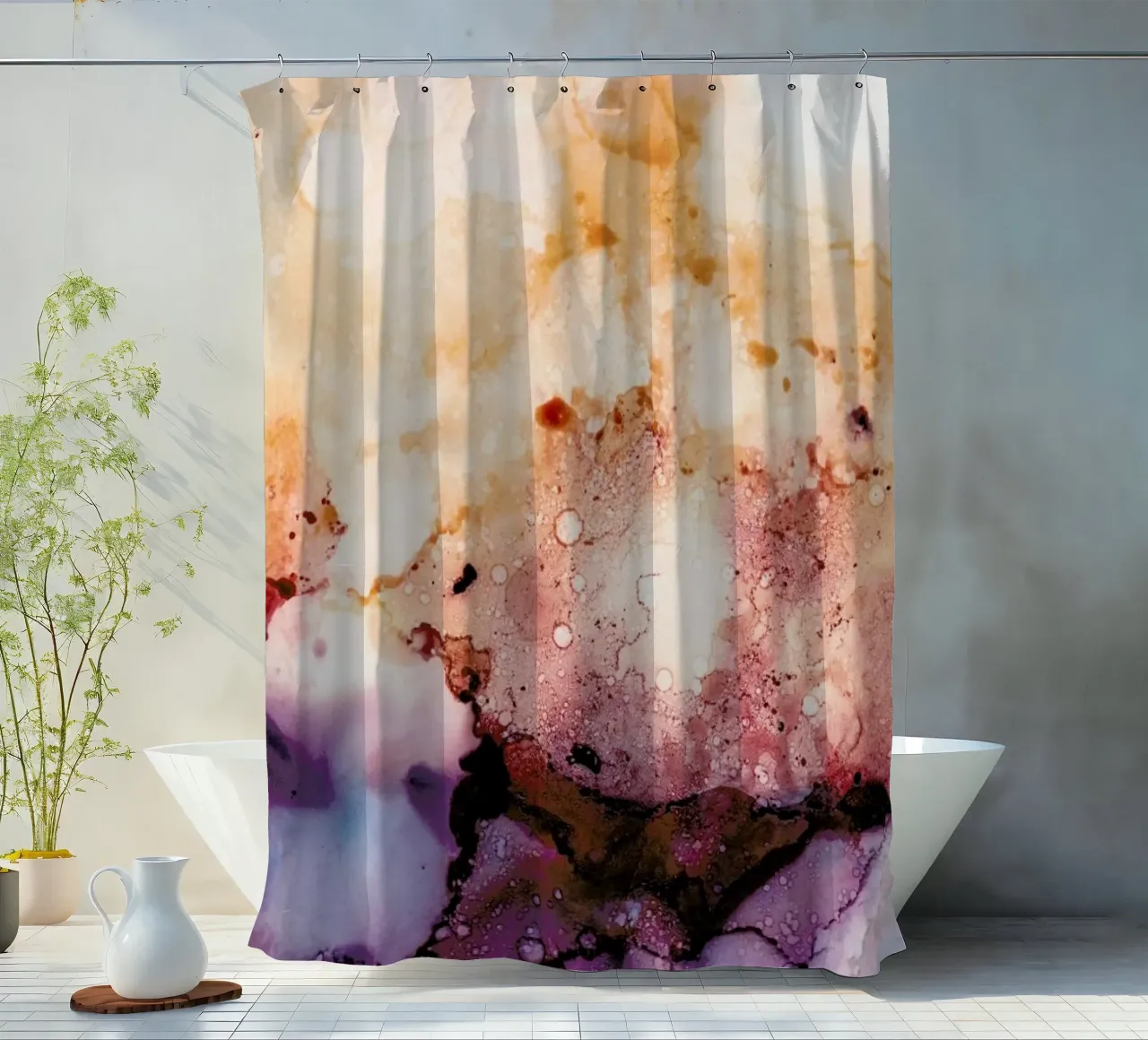 Ink No. 02 tenda da doccia da Froilein Juno