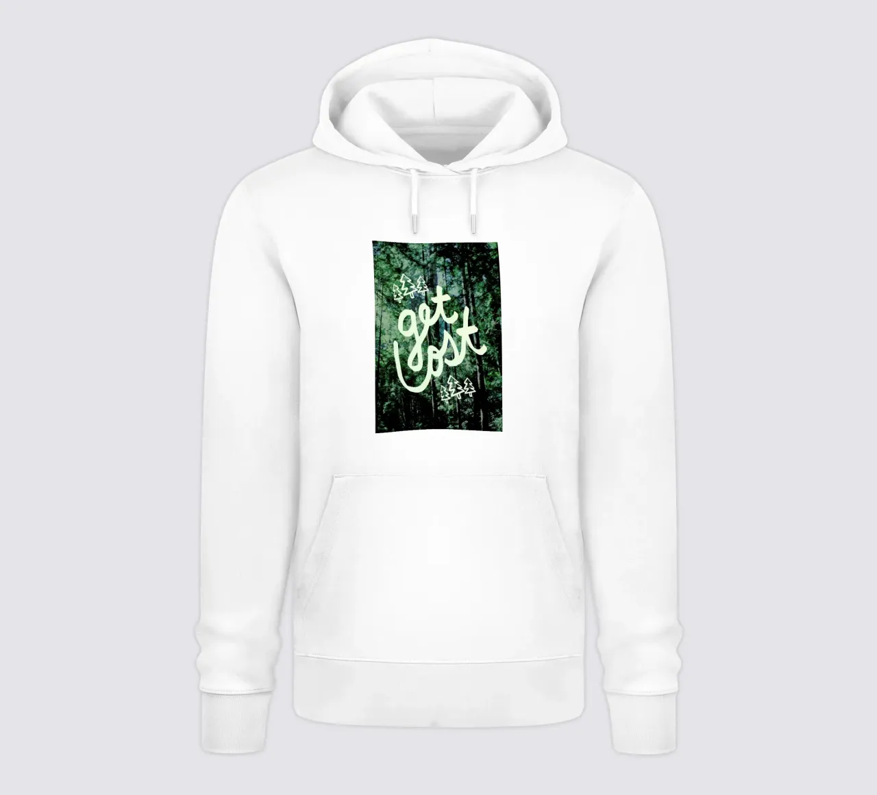 Get Lost Forest felpa con cappuccio da Leah Flores