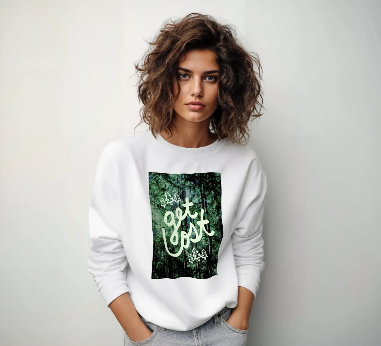 Get Lost Forest felpa da Leah Flores