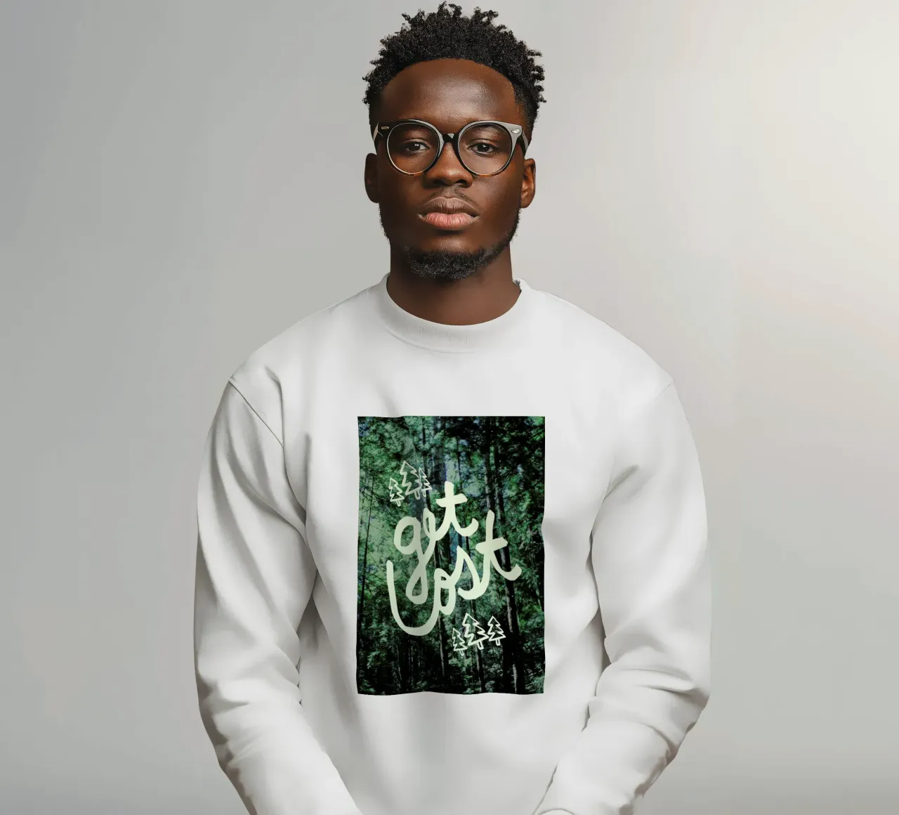 Get Lost Forest felpa da Leah Flores