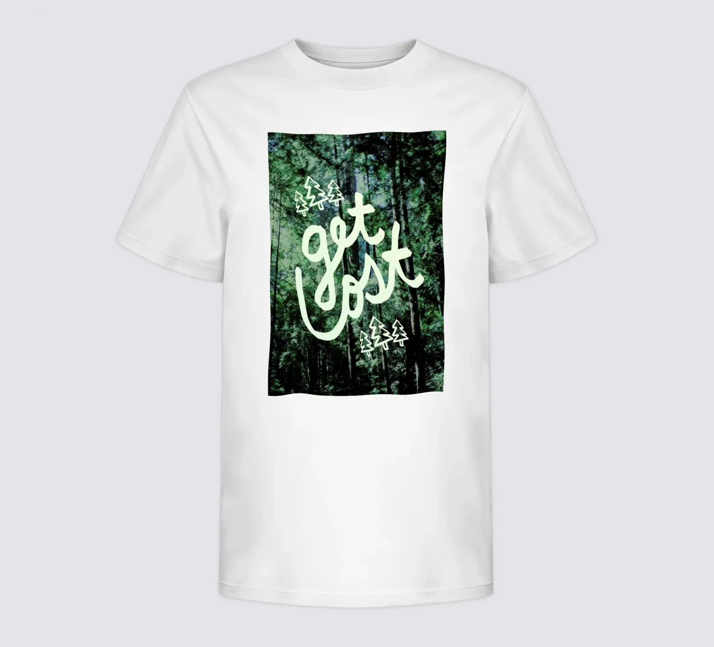 Get Lost Forest t-shirt bambini da Leah Flores