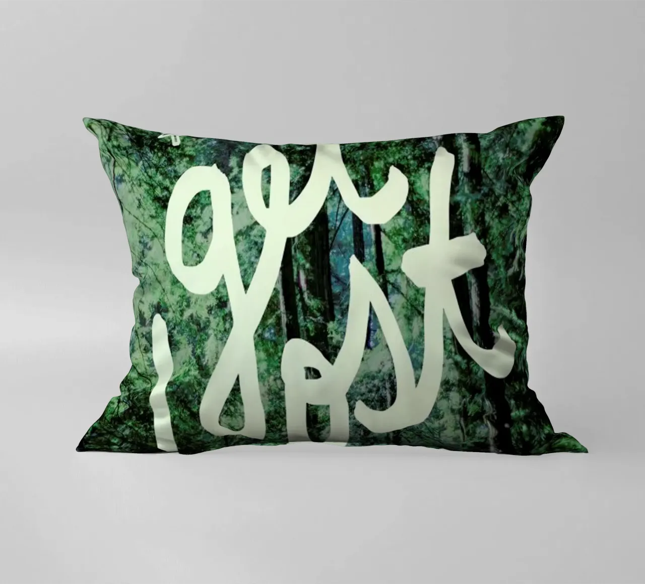Get Lost Forest cuscino da Leah Flores