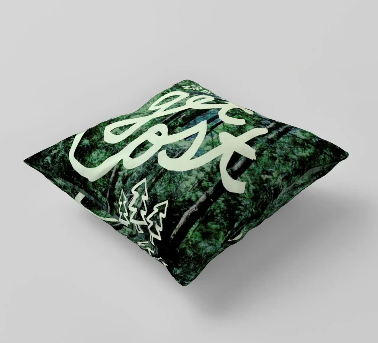 Get Lost Forest cuscino da Leah Flores