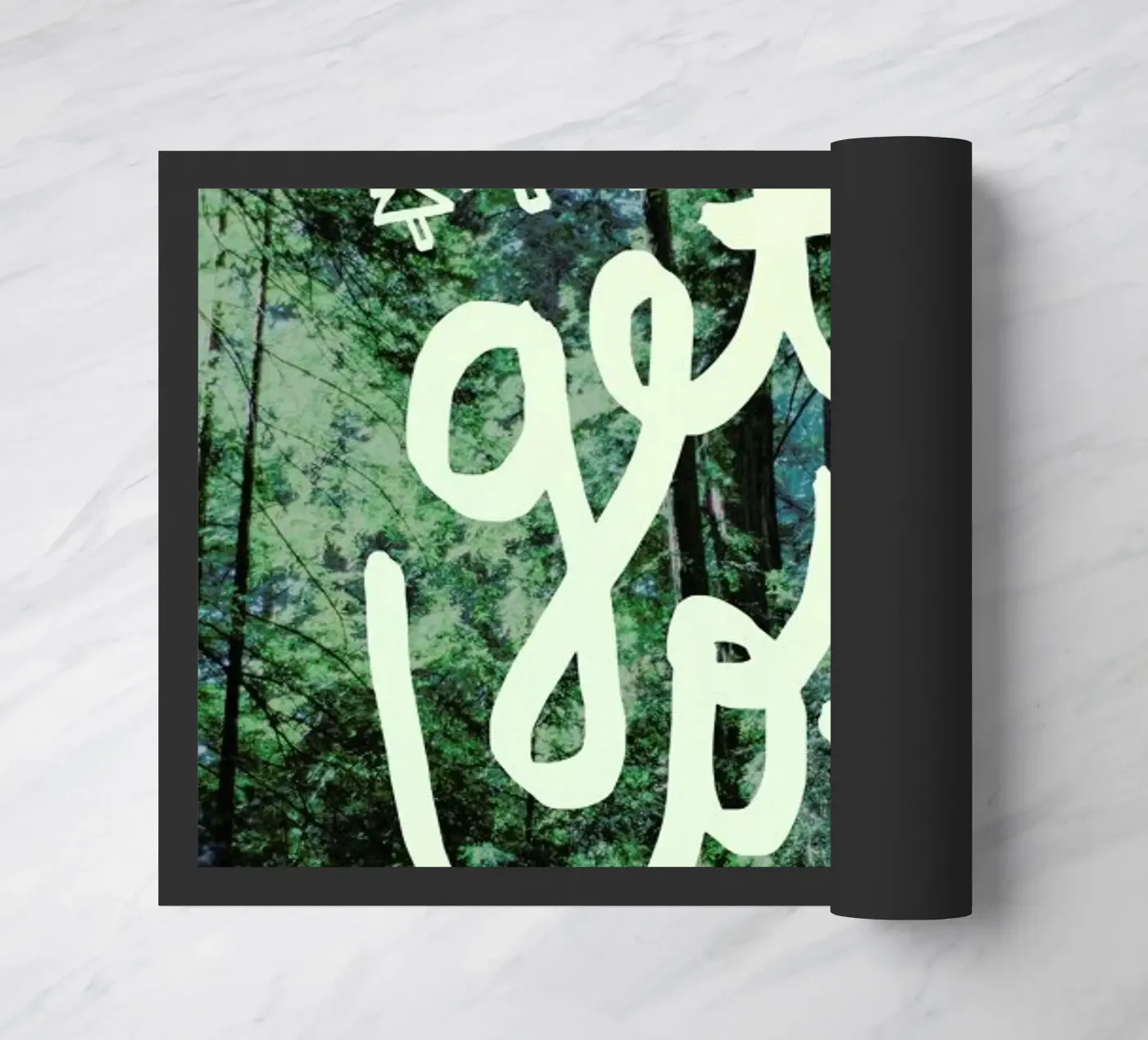 Get Lost Forest deurmat van Leah Flores