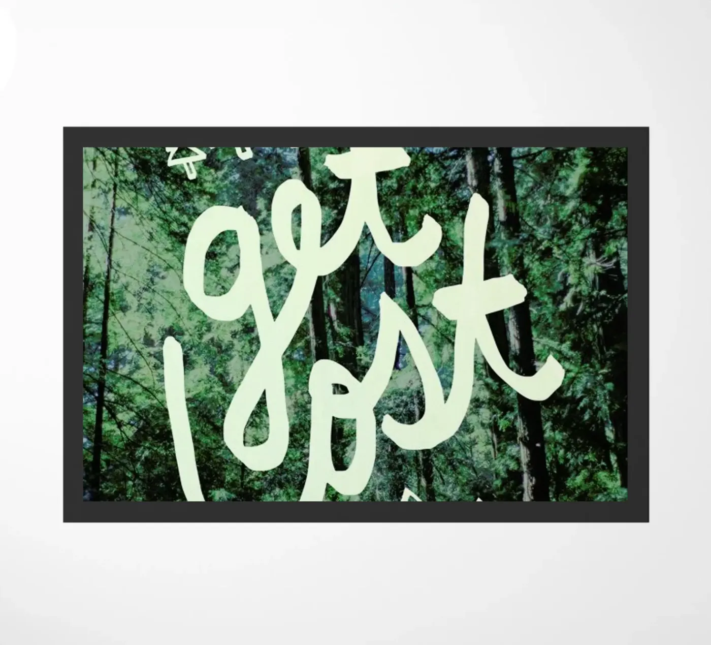 Get Lost Forest deurmat van Leah Flores
