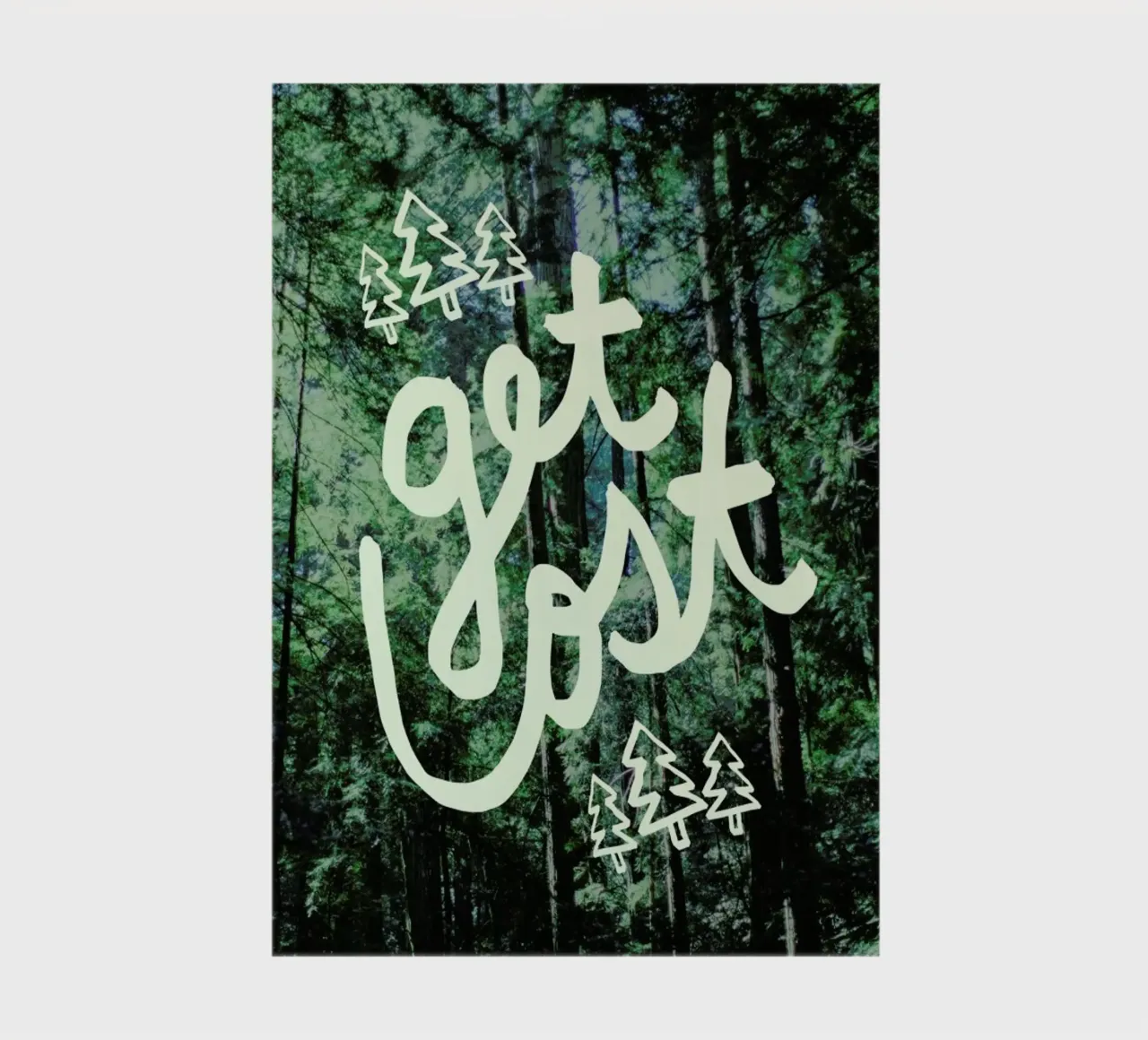Get Lost Forest notebook by Leah Flores