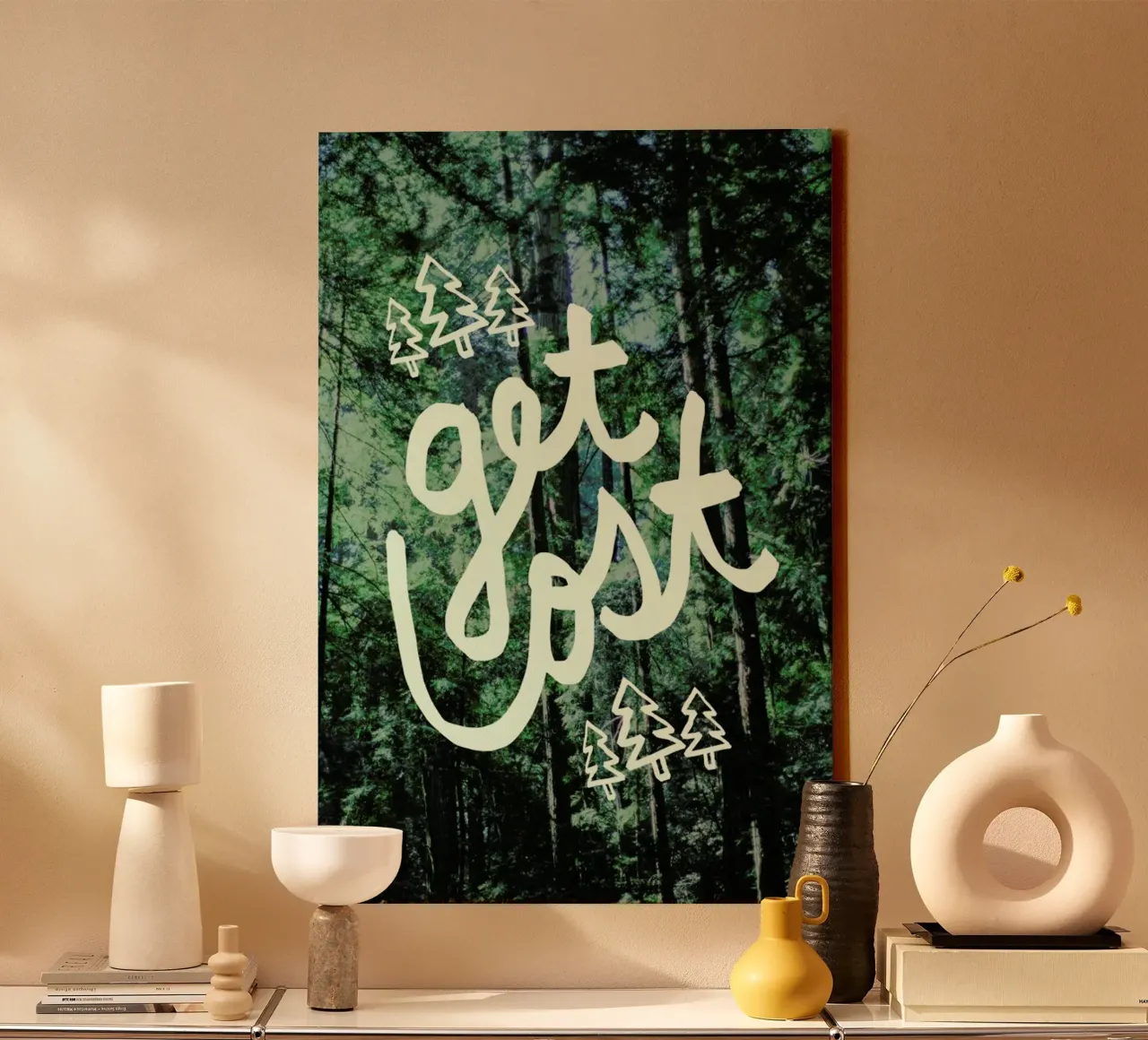 Get Lost Forest tela da Leah Flores
