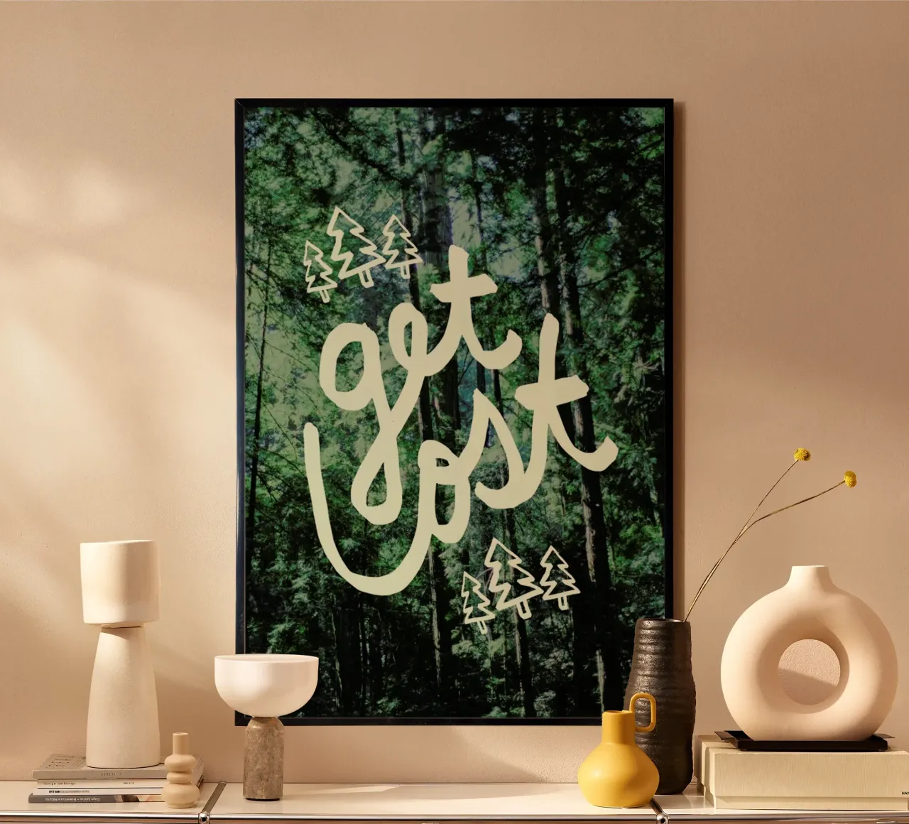 Get Lost Forest poster by Leah Flores