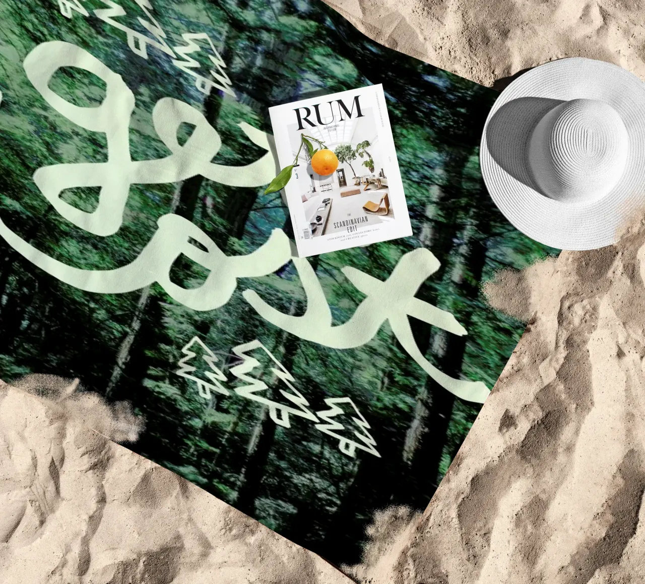 Get Lost Forest telo mare da Leah Flores