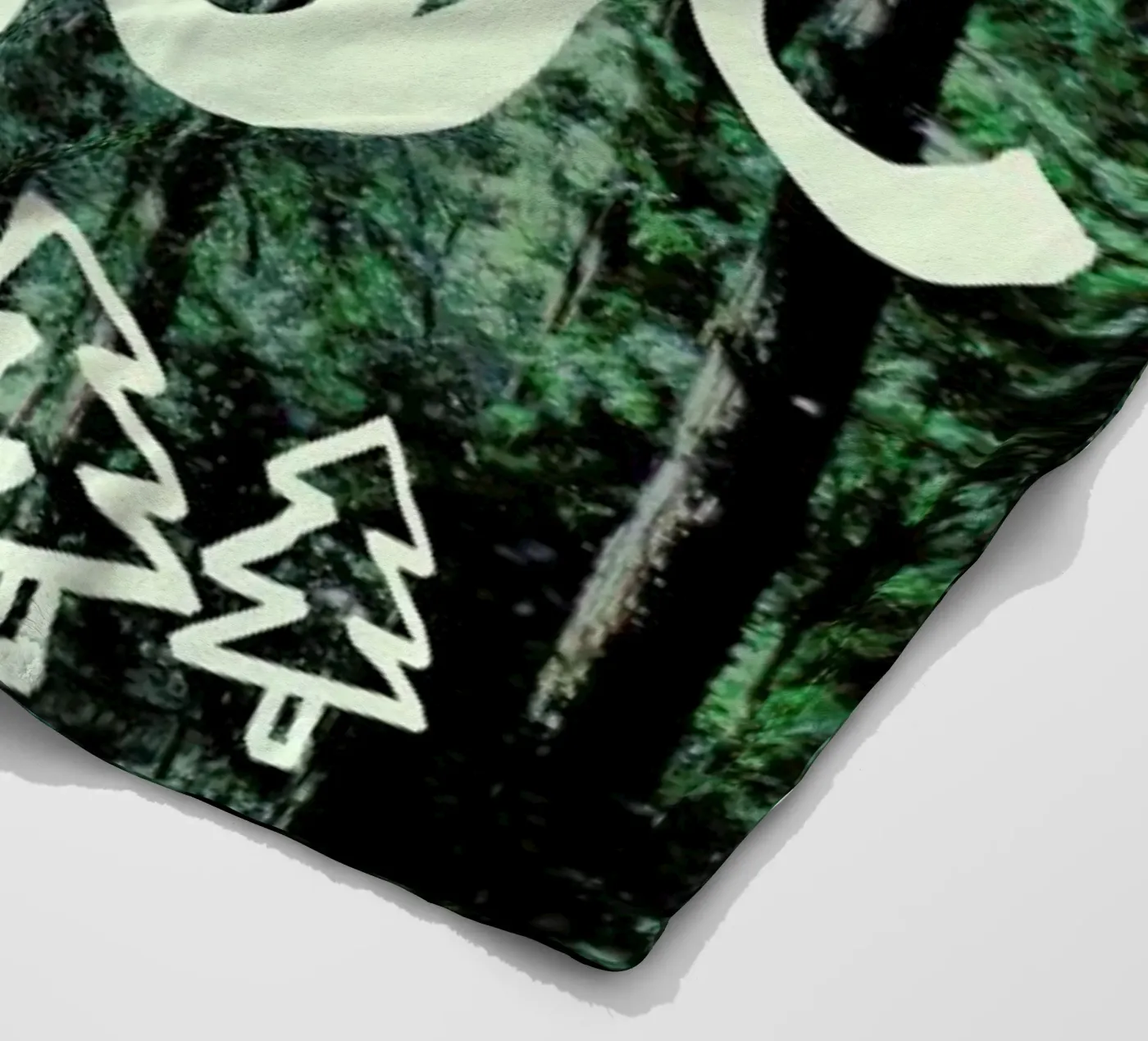 Get Lost Forest fleecedeken van Leah Flores