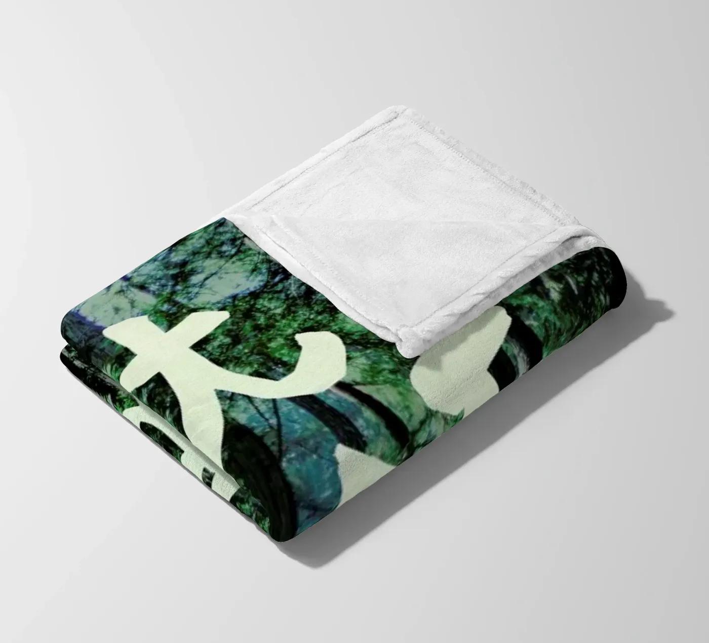 Get Lost Forest fleecedeken van Leah Flores