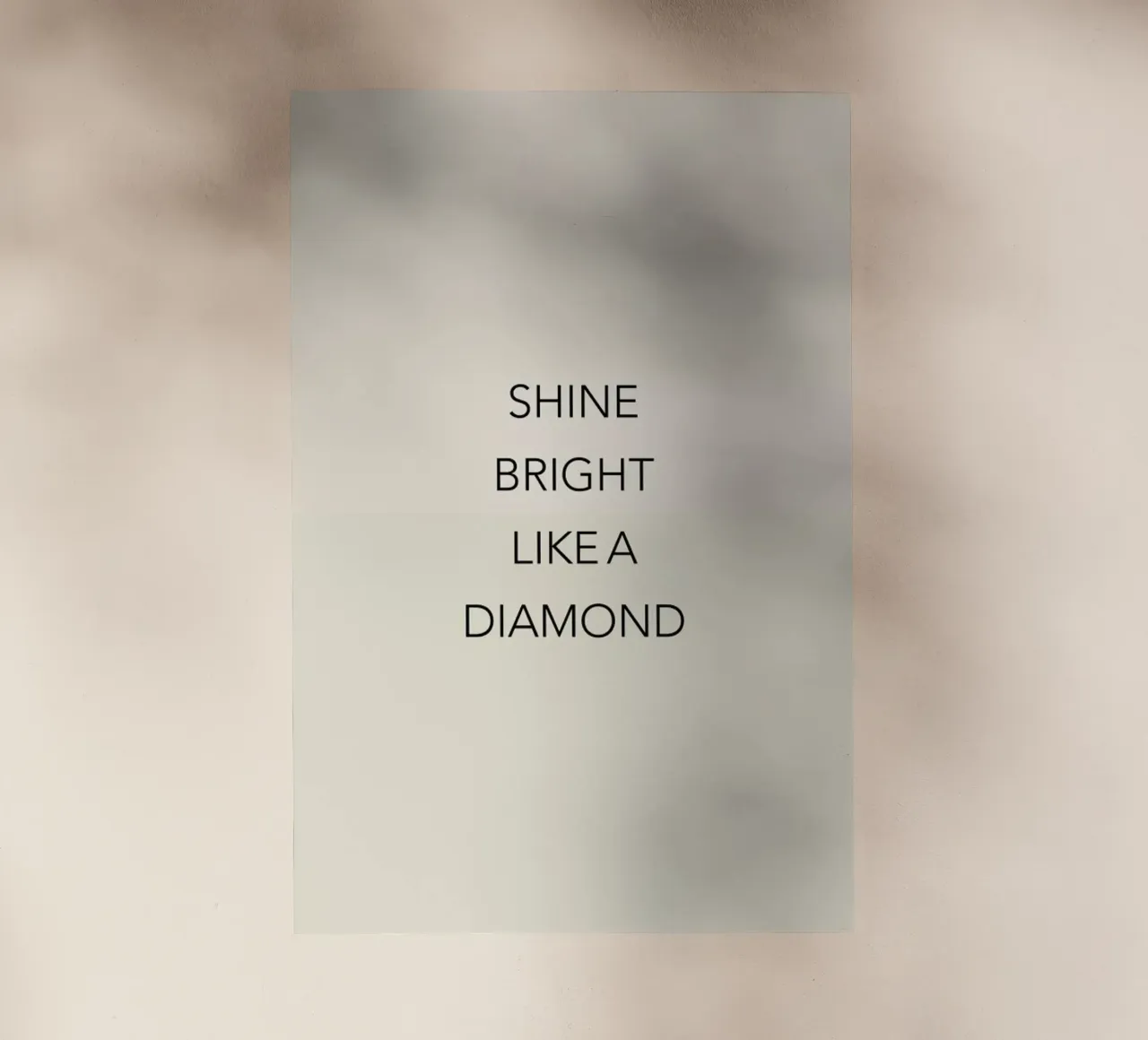 Shine Bright 02 pellicola backlit da Studio One