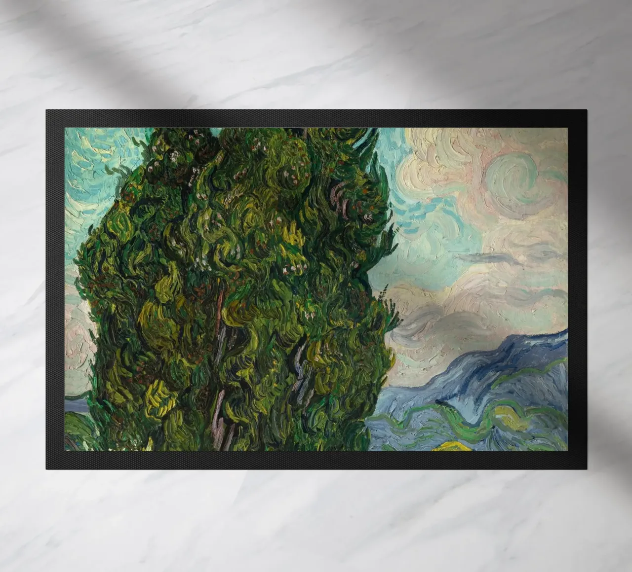 Vincent Van Gogh - Cipressi zerbino da Timeless Artworks