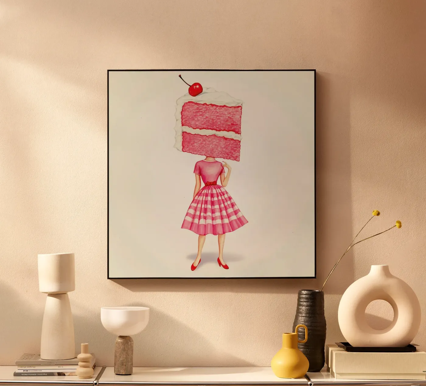 Cake Heads Cherry forex plate by Kelly Gilleran