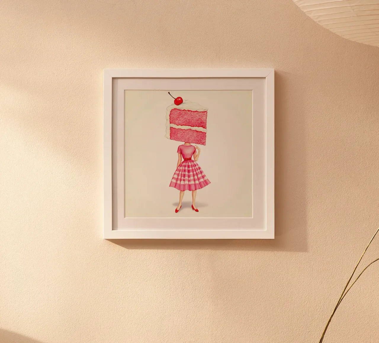 Cake Heads Cherry poster da Kelly Gilleran