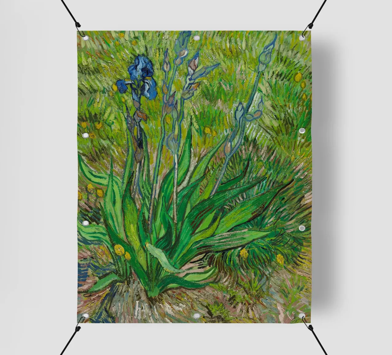 Vincent Van Gogh - L'iris telo in pvc da Timeless Artworks