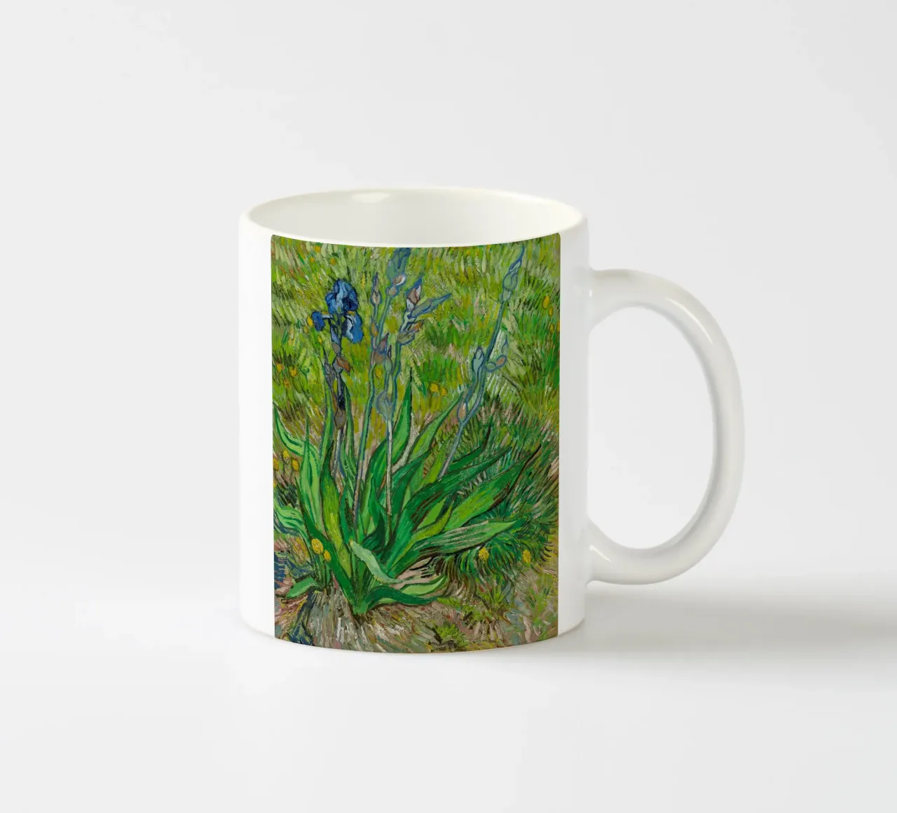 Vincent Van Gogh - L'iris tazza in ceramica da Timeless Artworks