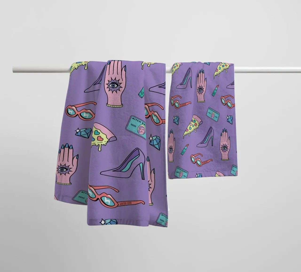 Needs and Wants towel by La Come Di