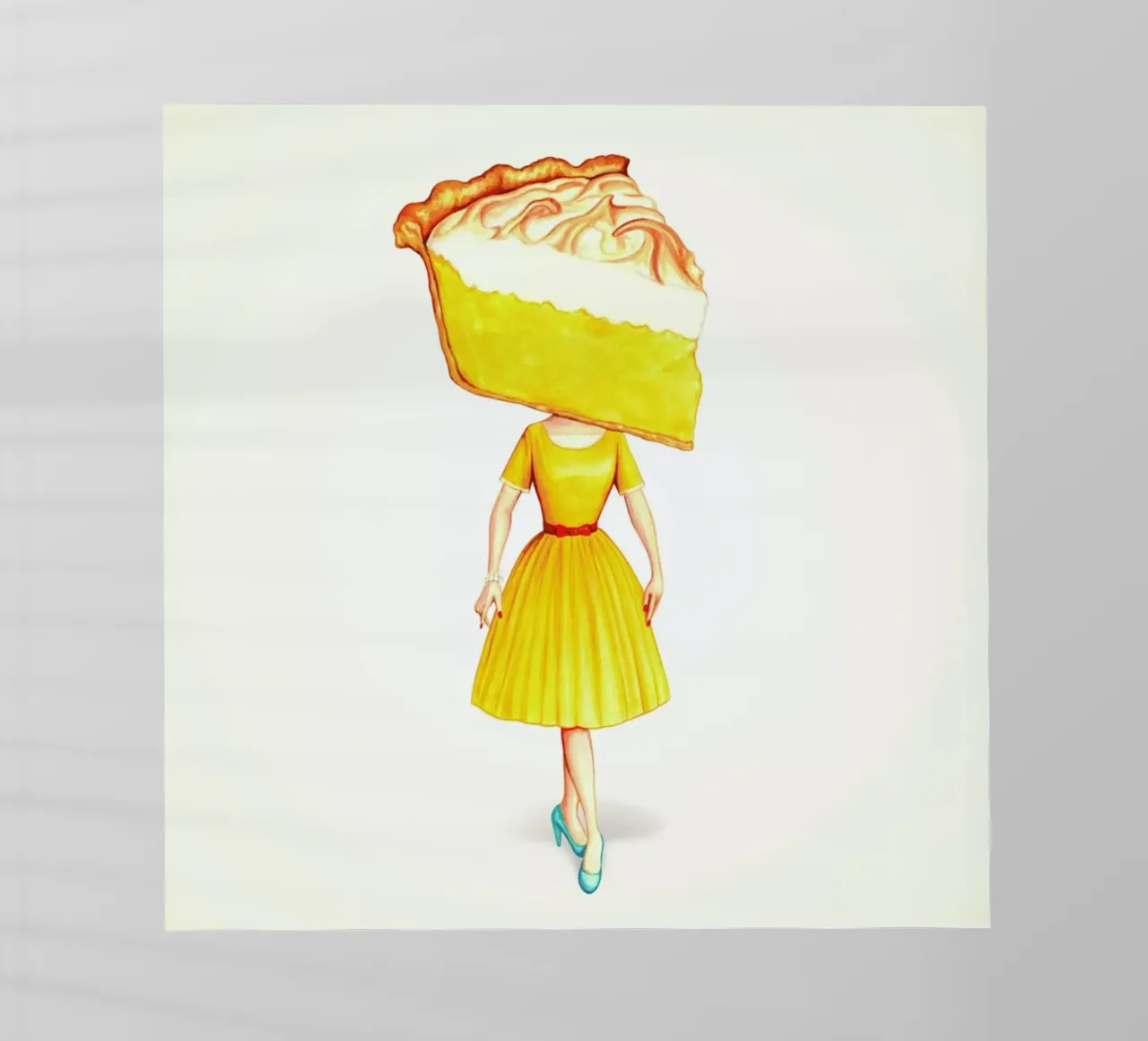 Cake Heads Lemon pellicola backlit da Kelly Gilleran