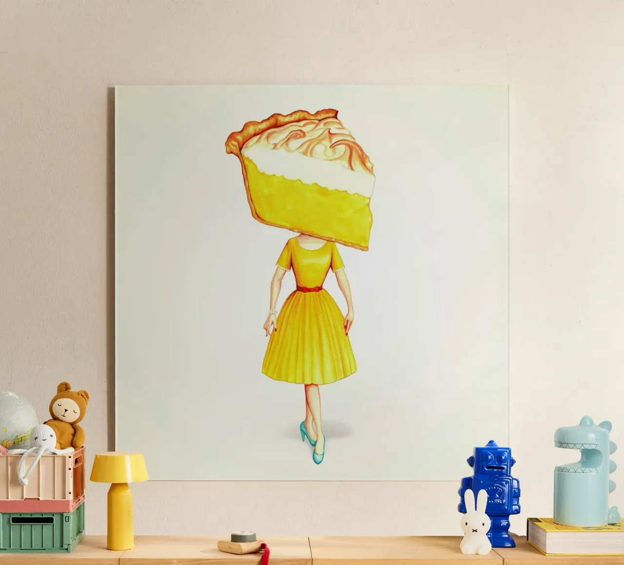 Cake Heads Lemon plexiglass da Kelly Gilleran