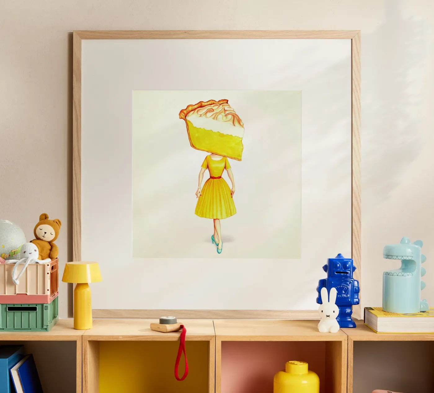 Cake Heads Lemon poster da Kelly Gilleran