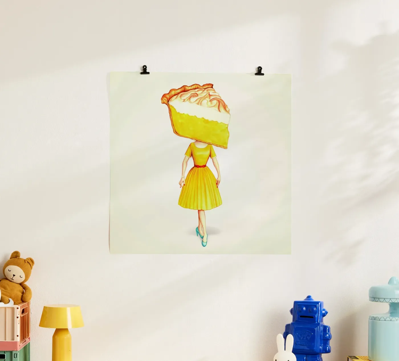 Cake Heads Lemon poster da Kelly Gilleran