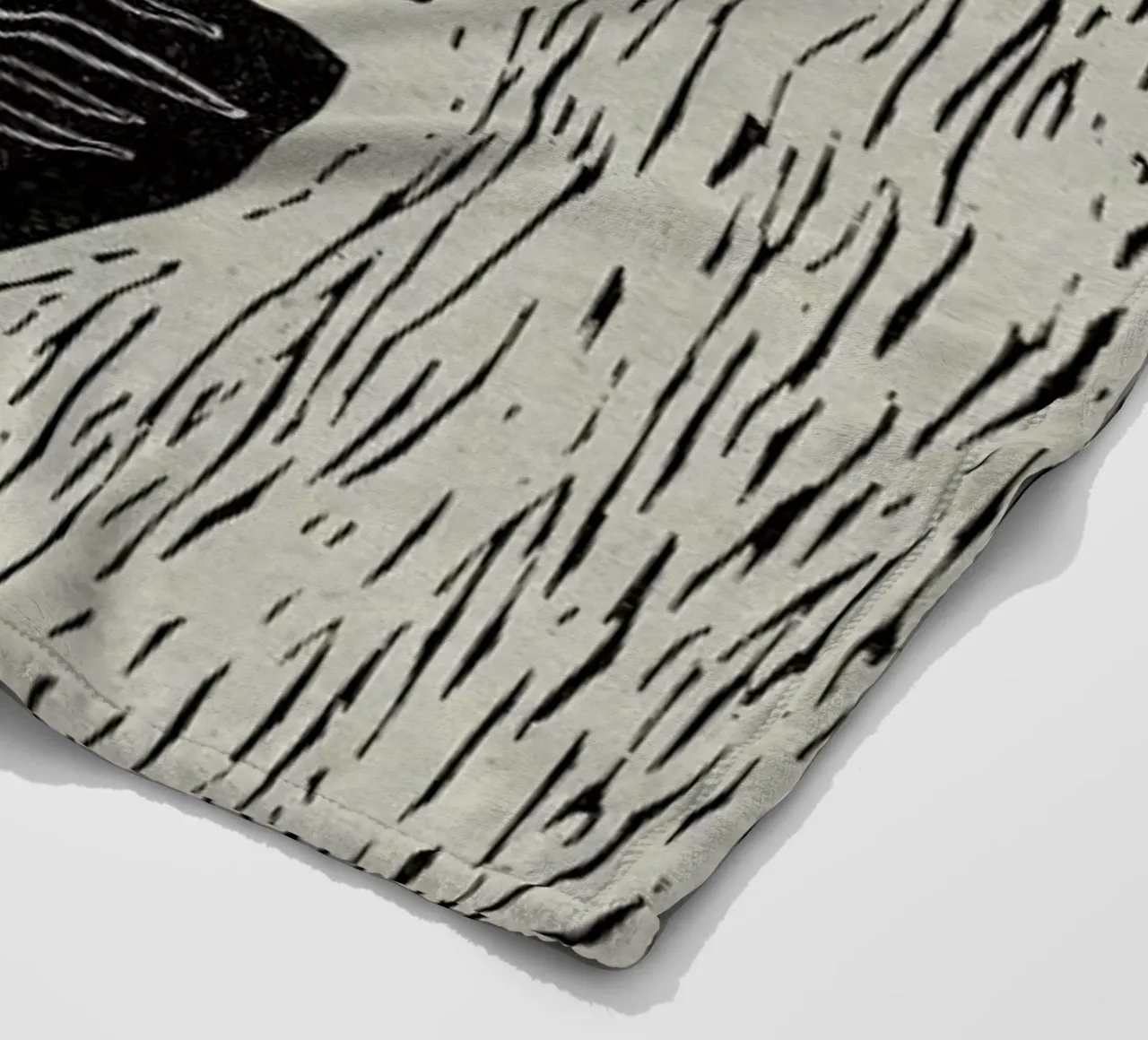 Palma Midnightgrey coperta in pile da Elena Veronese